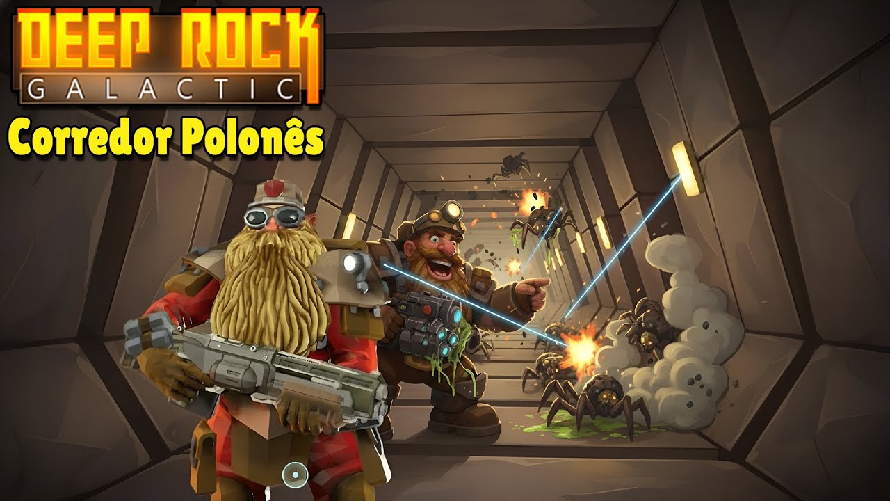 Deep Rock Galatic - Missão com corredor polonês #drg