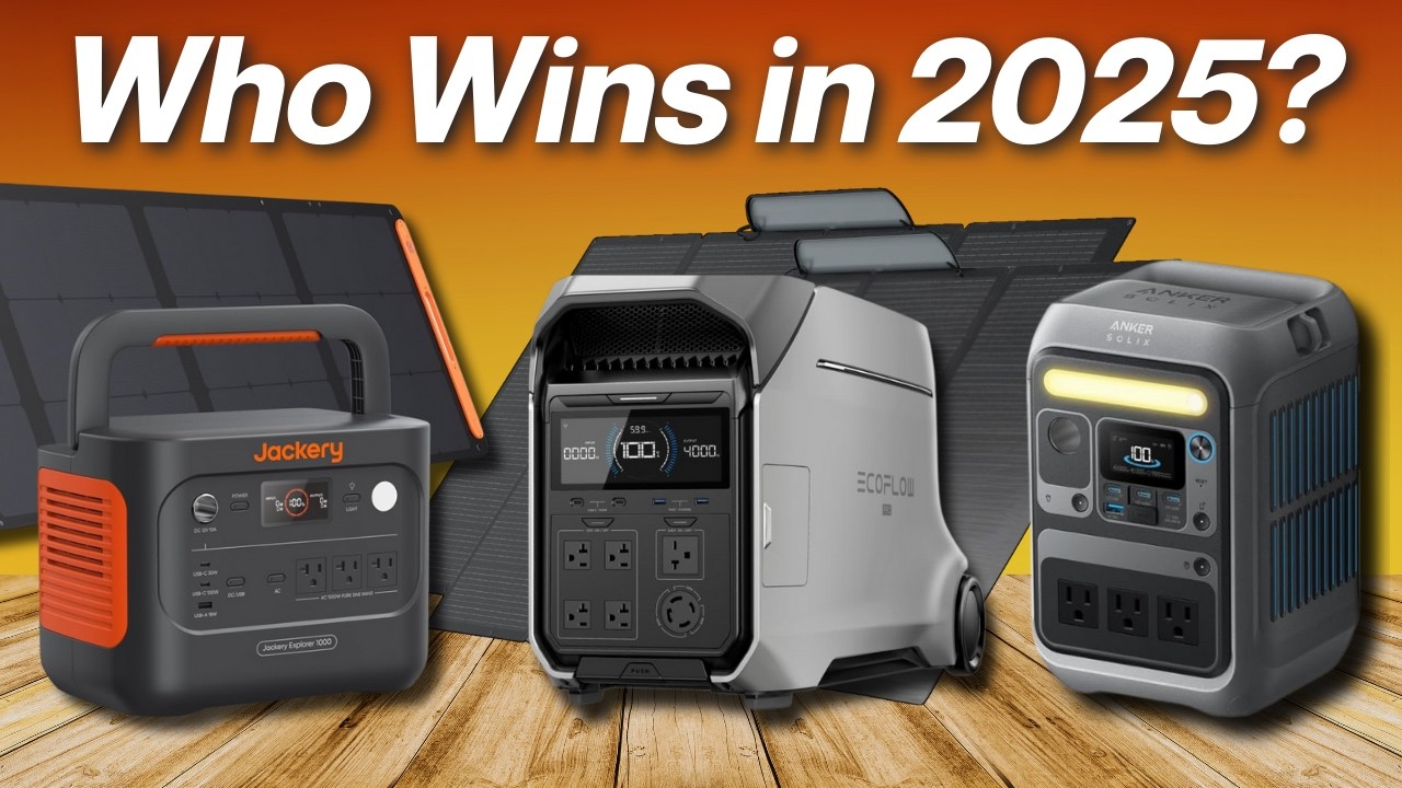 ✅ 5 Best SOLAR GENERATORS of 2025 [watch before you buy one]