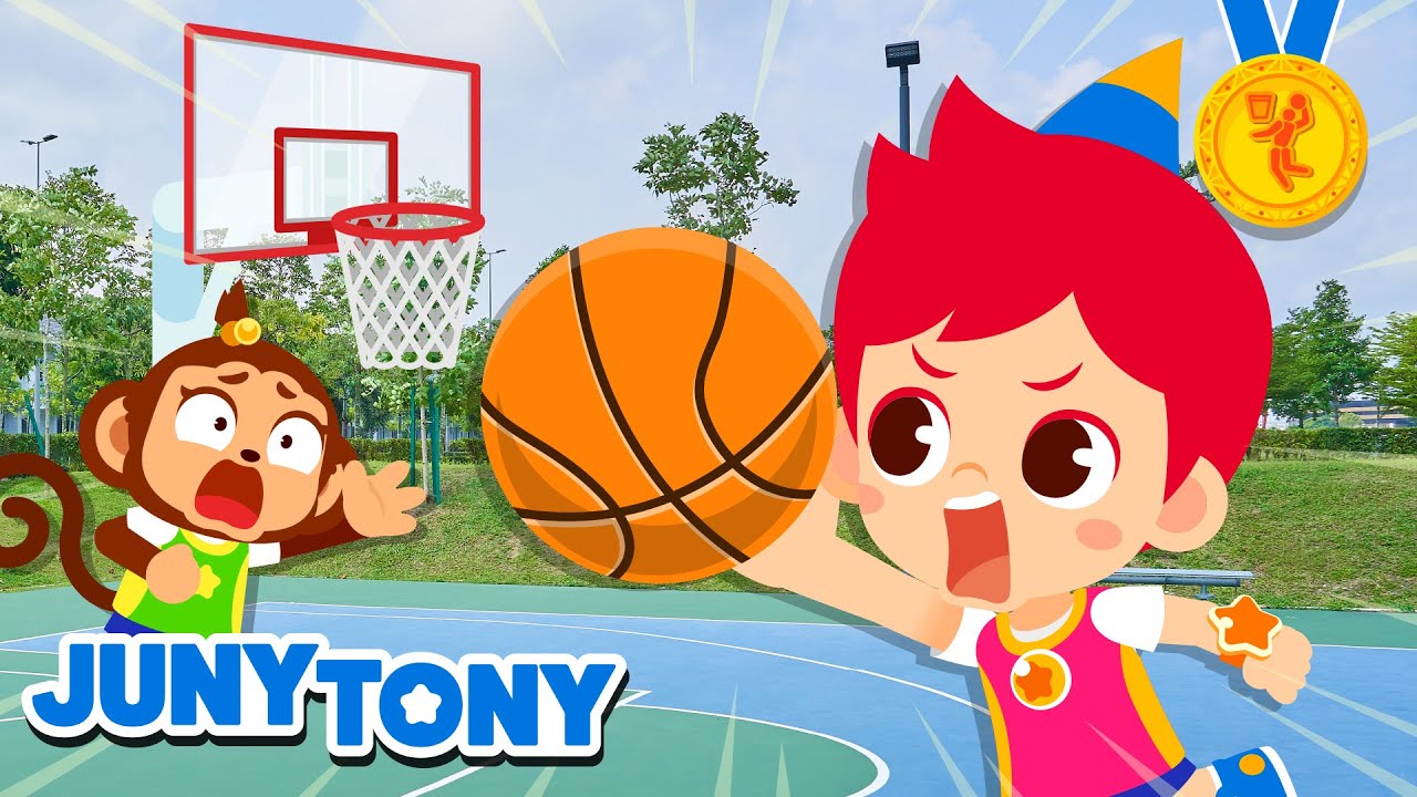 ¡Aprende y Diviértete con el Baloncesto! | Canciones y Juegos con JunyTony