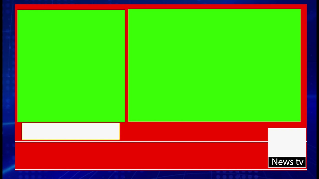 green Screen News Studio – Professional Digital News Setup