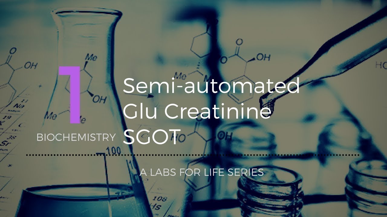 Semi Auto Analyzer (Glu, Creatinine and SGOT)
