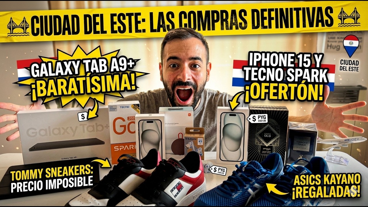 Precios compras Black Friday 2024 en Ciudad del este! 🛍️ Shopping china, Cellshop, Nissei y más!