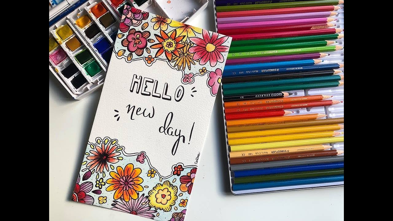 TUTO: Le mandala aquarelle, multi technique