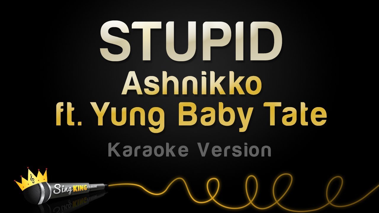 Ashnikko ft. Yung Baby Tate - STUPID (Karaoke Version)