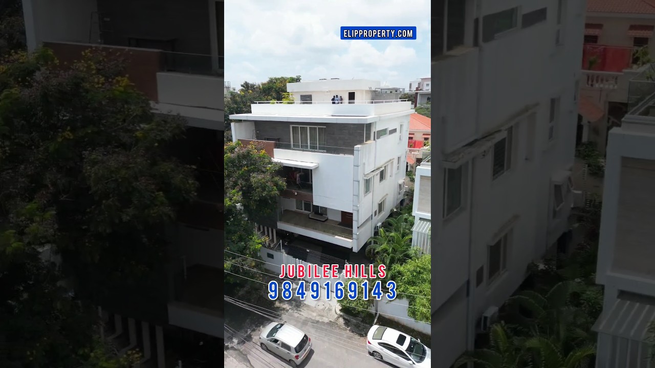 #jubileehills FULLY FURNISHED 5 BHK TRIPLEX VILLA FOR SALE HYDERABAD ELIP PROPERTY #villaforsale