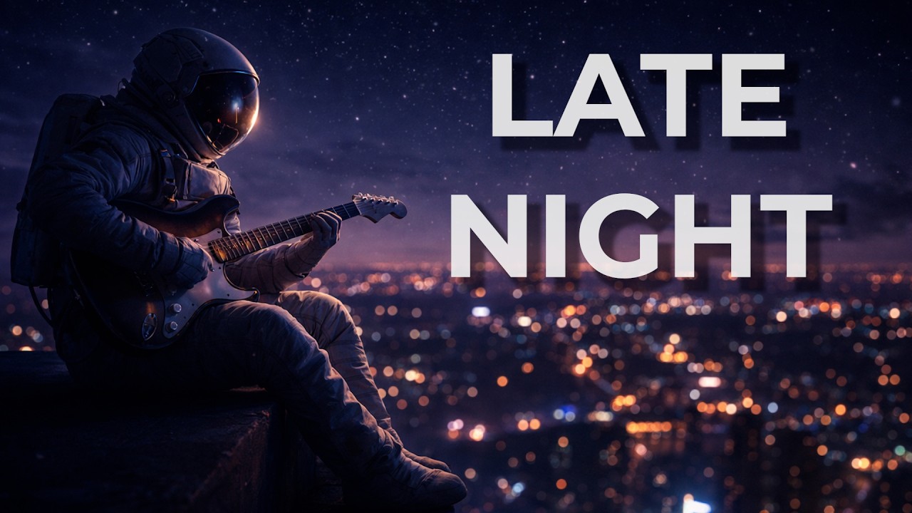 Electric Guitar Lo-Fi — Chill Beats to Study & Relax - Late Night Mix