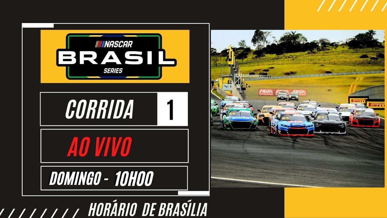 AO VIVO CORRIDA 1 - ETAPA 1 - CAMPO GRANDE/MS - NASCAR BRASIL