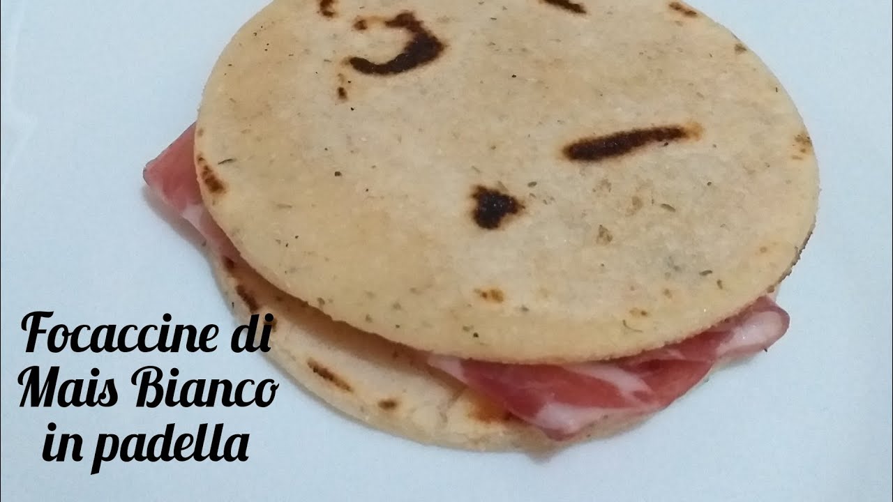 Focaccine di Mais Bianco in padella