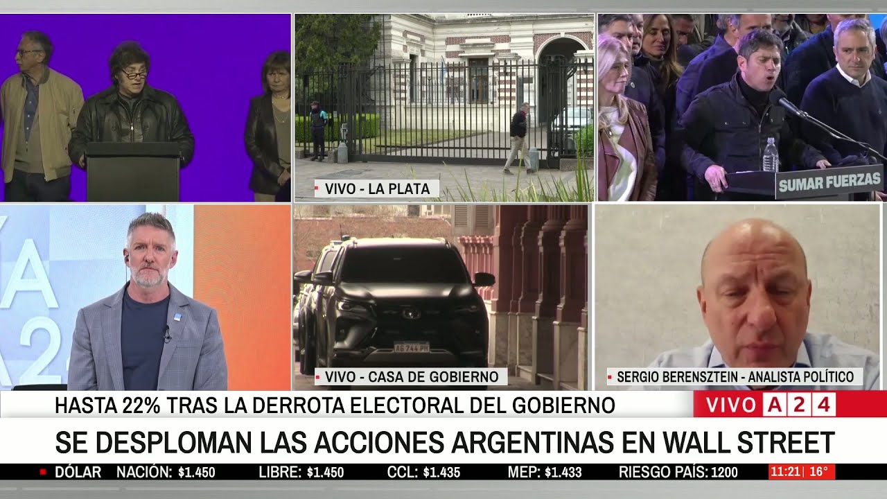 📢 ANÁLISIS DE LA CRISIS POLÍTICA TRAS LA DERROTA DE JAVIER MILEI EN PROVINCIA: SERGIO BERENSZTEIN