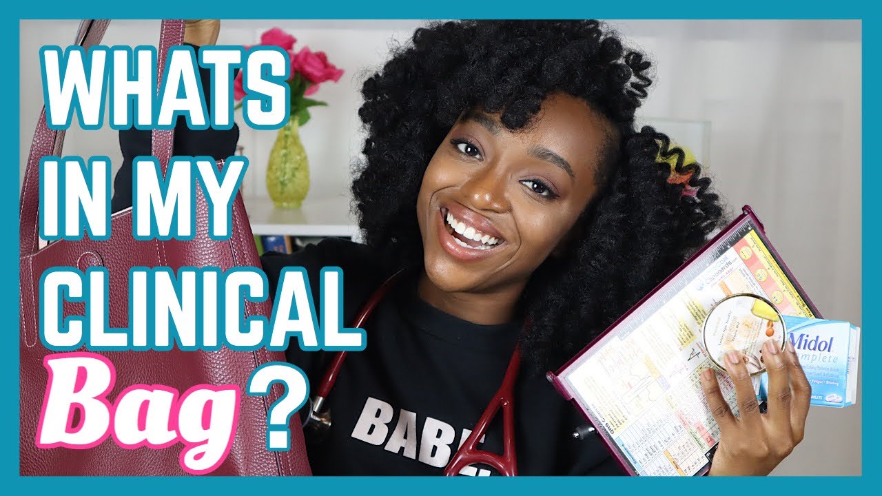 WHAT'S IN MY CLINICAL BAG? | NURSING SCHOOL