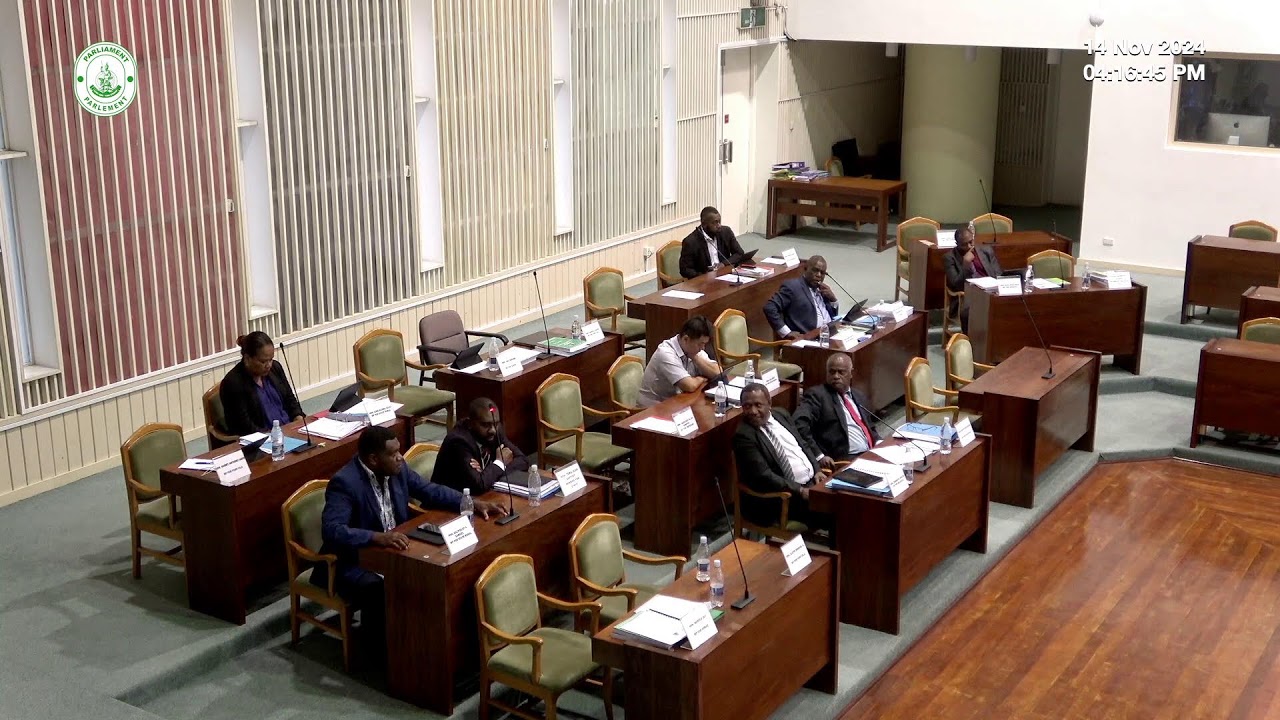 Vanuatu Parliament 2nd. Ordinary Session of 2024 - Thursday 14th. November PM