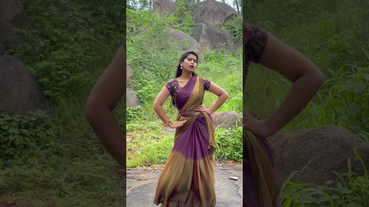 Ooo.. pilaga🖤😇 #folk #song #telugu #trending #dance || TANYASREE ORIGINALS