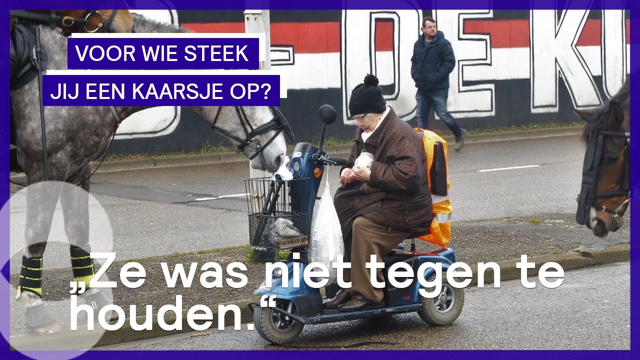 Jopie bracht jarenlang suikerklontjes naar de politiepaarden | Voor wie steek jij een kaarsje op?