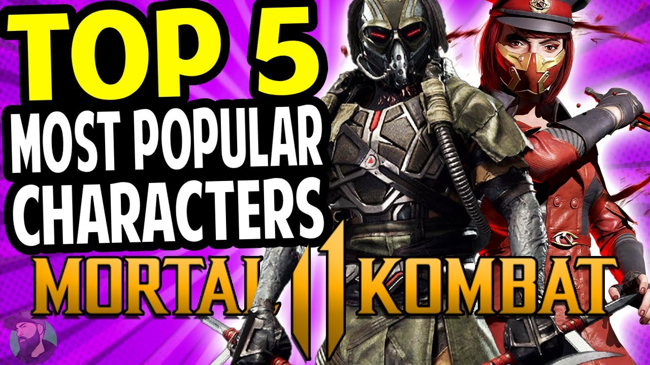 MK11 Top 5 MOST POPULAR Characters! | Mortal Kombat 11