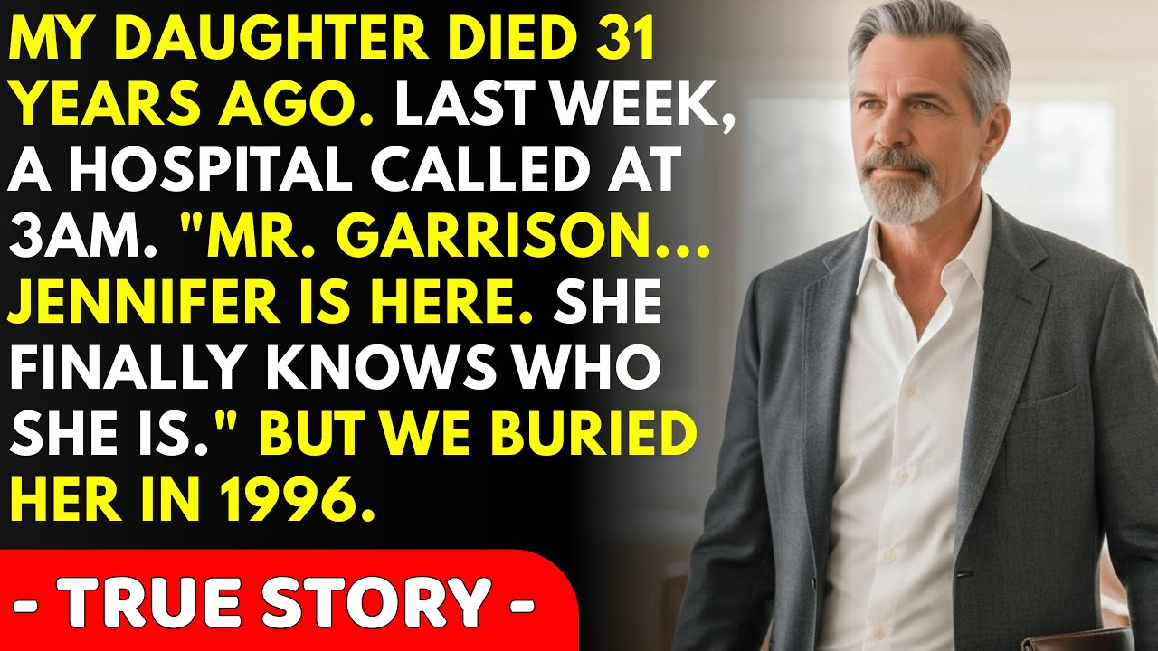 My DAUGHTER Was Buried 31 Years Ago… But Last Week A Hospital Called At 3AM & Said Your Daughte