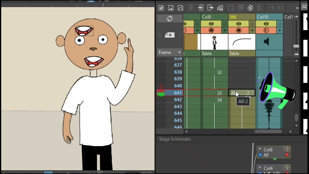Auto lip-syncing with a moving character on OpenToonz ♨️