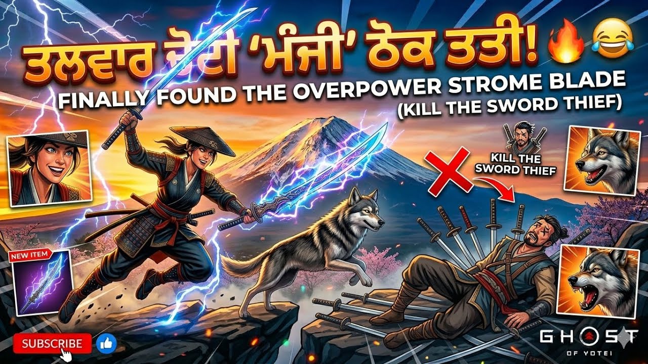Finally Found The Overpower Strome Blade(kill the sword thief) Ghost of Yōtei