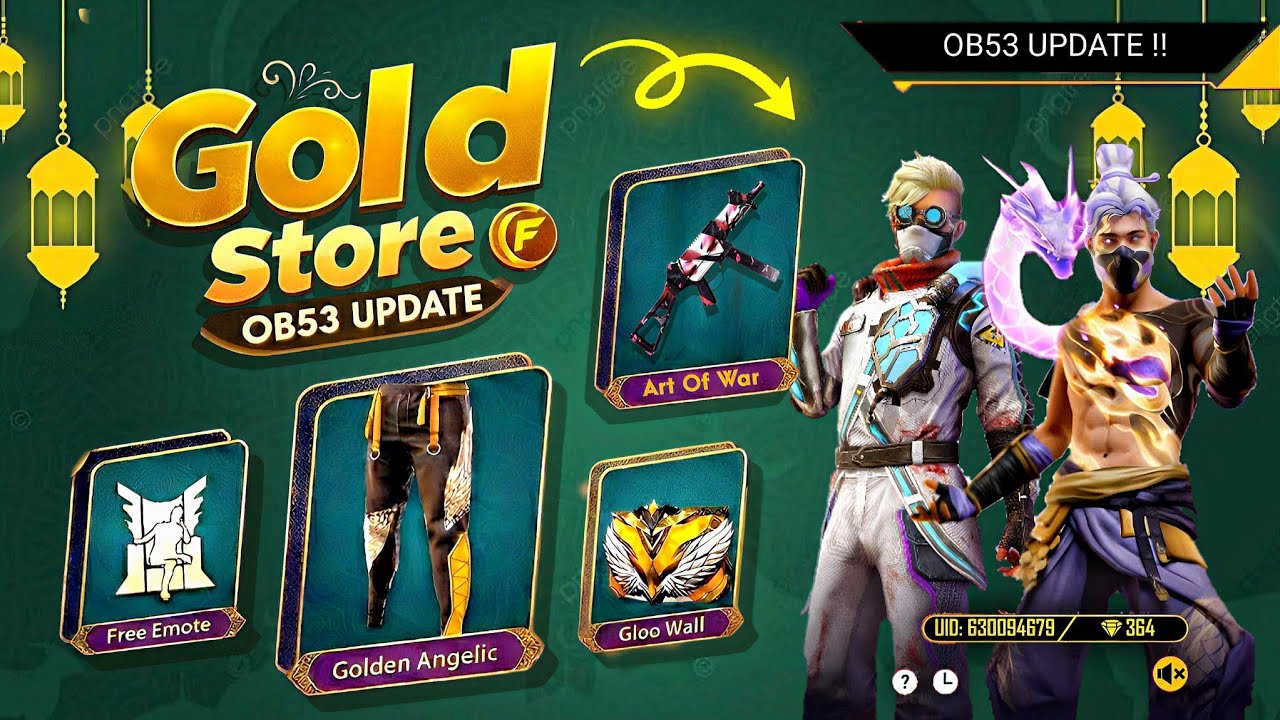 OB53 Gold Store Update New Items🥳🔥| Magic Cube Store Update | Free Fire New Event | ff new event