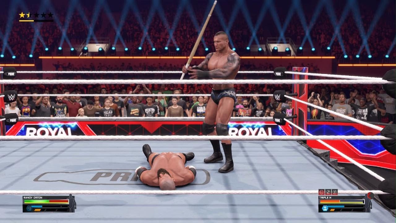 WWE 2K25 Randy Orton and Triple H settle a long time rivaly