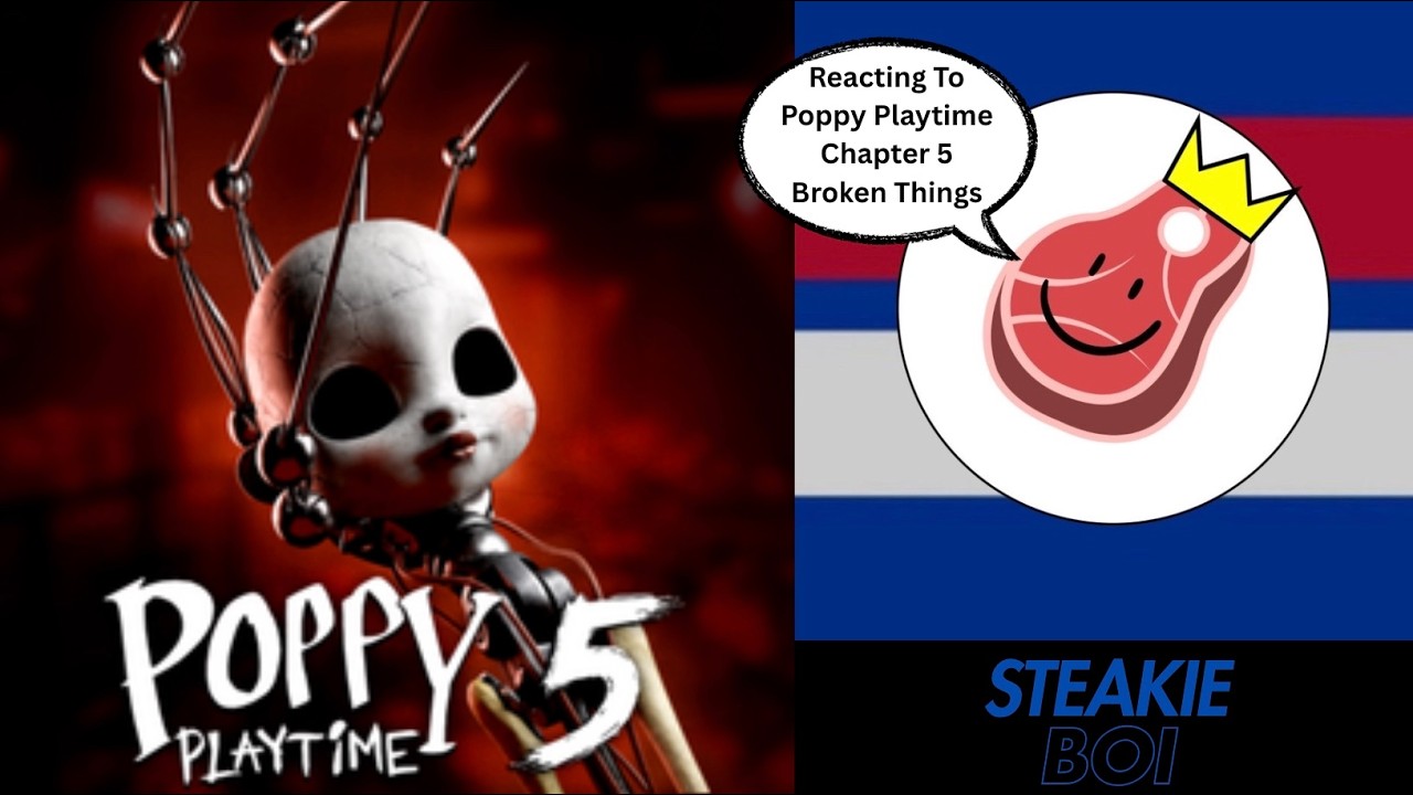 Reacting To The Poppy Playtime Chapter 5 Trailer Brocken Things
