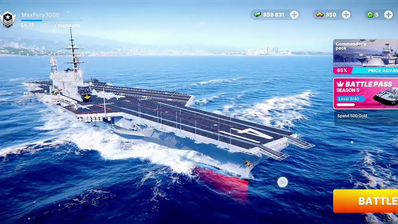 Warships Mobile 2. Menu theme 1