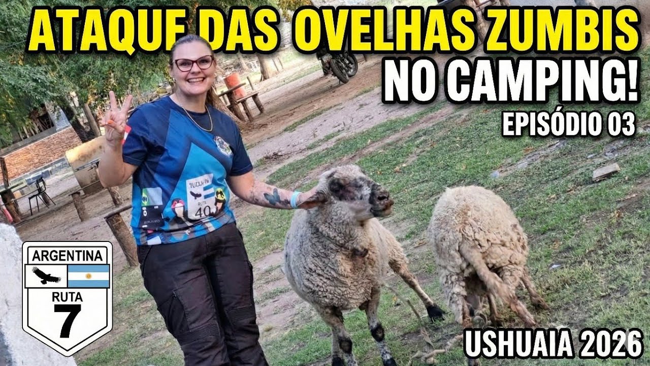 DR 083 - USHUAIA 2026 - ERA MUITO CALOR QUE TIVEMOS QUE MOLHAR AS CAMISAS NA PIA DO BANHEIRO