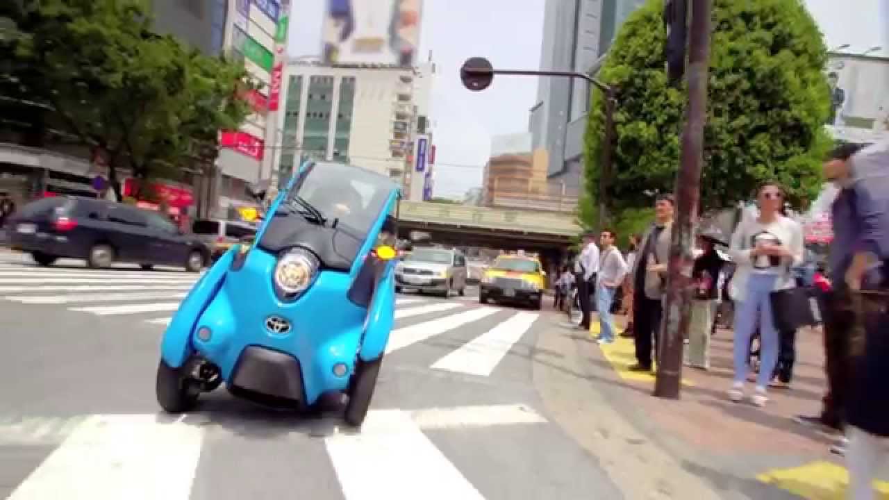 TOYOTA i-ROAD 東京を走る！