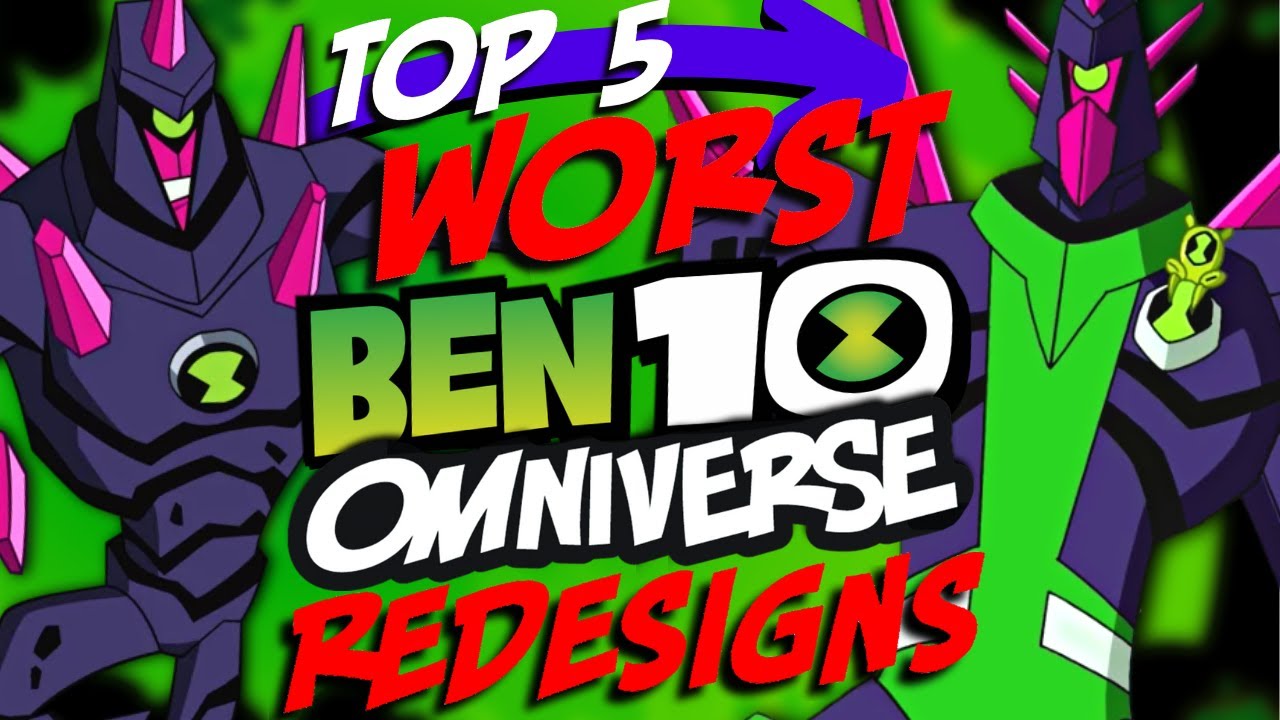 Топ-5 ХУДШИХ ПЕРЕРАБОТОК Ben 10: Omniverse