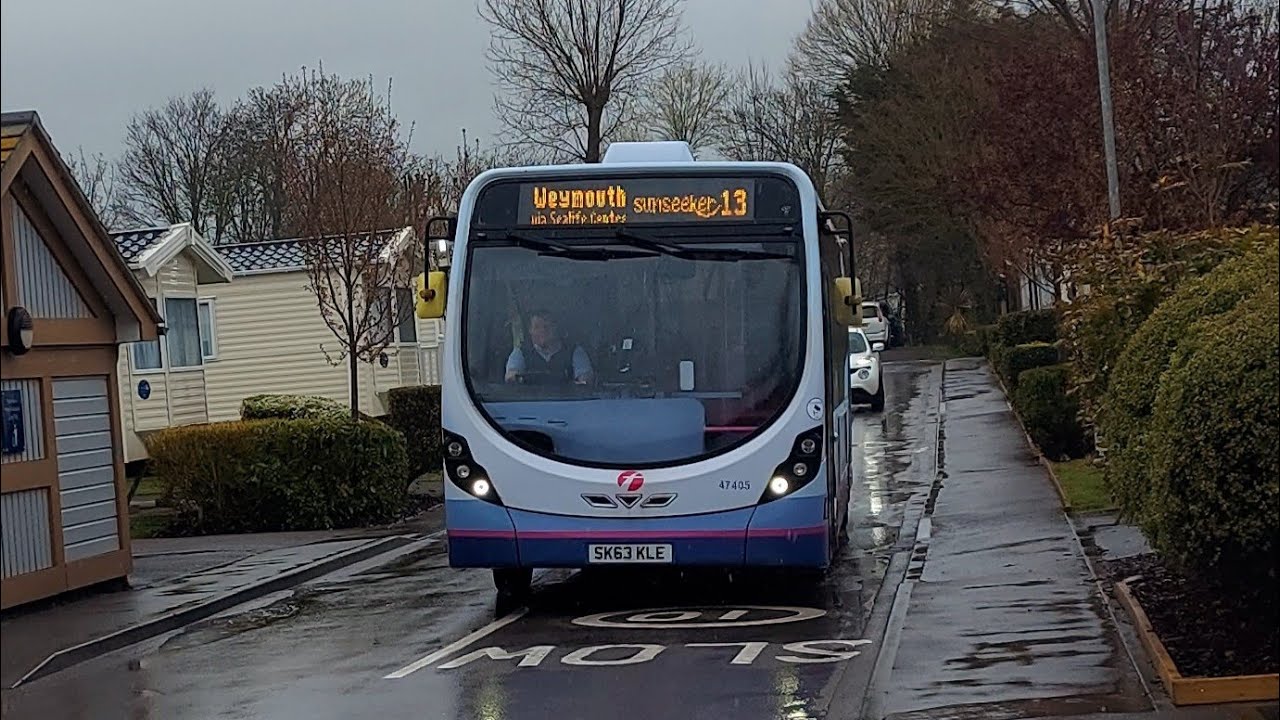 *Not Bad* First Wessex Wright Streetlite On The Route 13 (SK63 KLE)