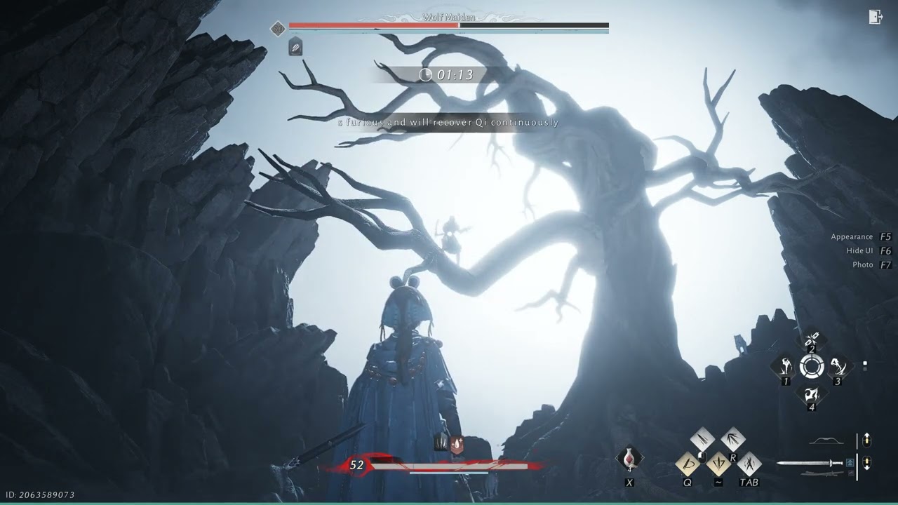 Where Winds Meet Wolf Maiden Abyss | No Hit Run