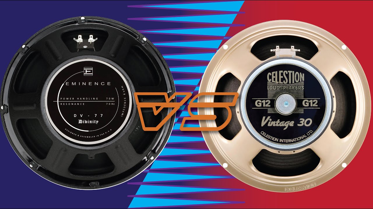 FATHER to SON:  Eminence DV77 vs Celestion V30 | Speaker Comparison
