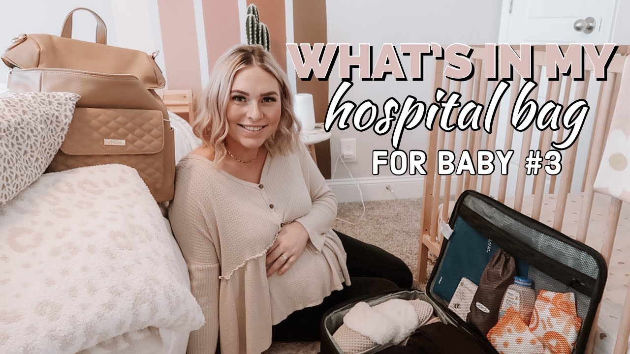 WHATS IN MY HOSPITAL BAG FOR LABOR AND DELIVERY 2021 | Autumn Auman