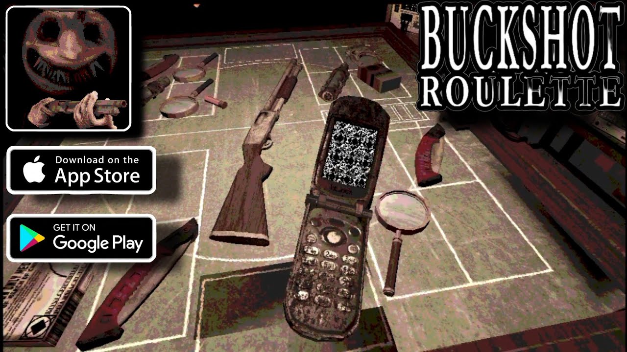Buckshot Roulette Android Port V2 / New Items - gameplay (Fanmade)