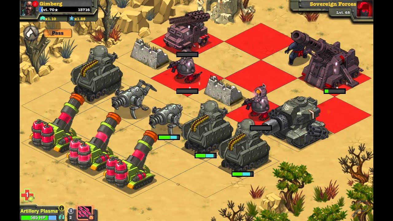 Battle Nations: Boss Strike 16 Sovereign Forces