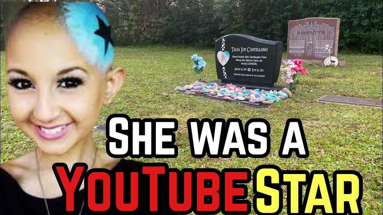 Grave of YouTube Star Talia Joy Castellano