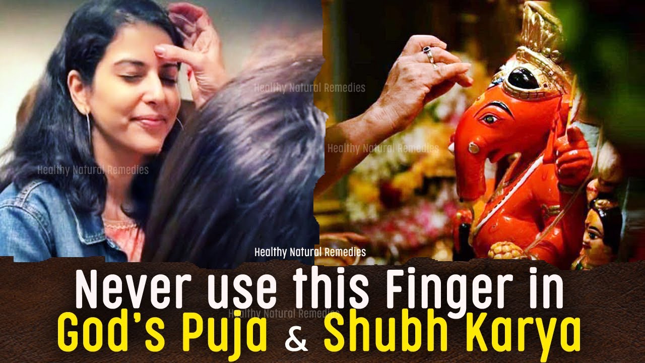 Never use this Finger in God’s Puja and Shubh Karya | Tilak for Dead, Alive and God, तीलक कैसे लगाएं