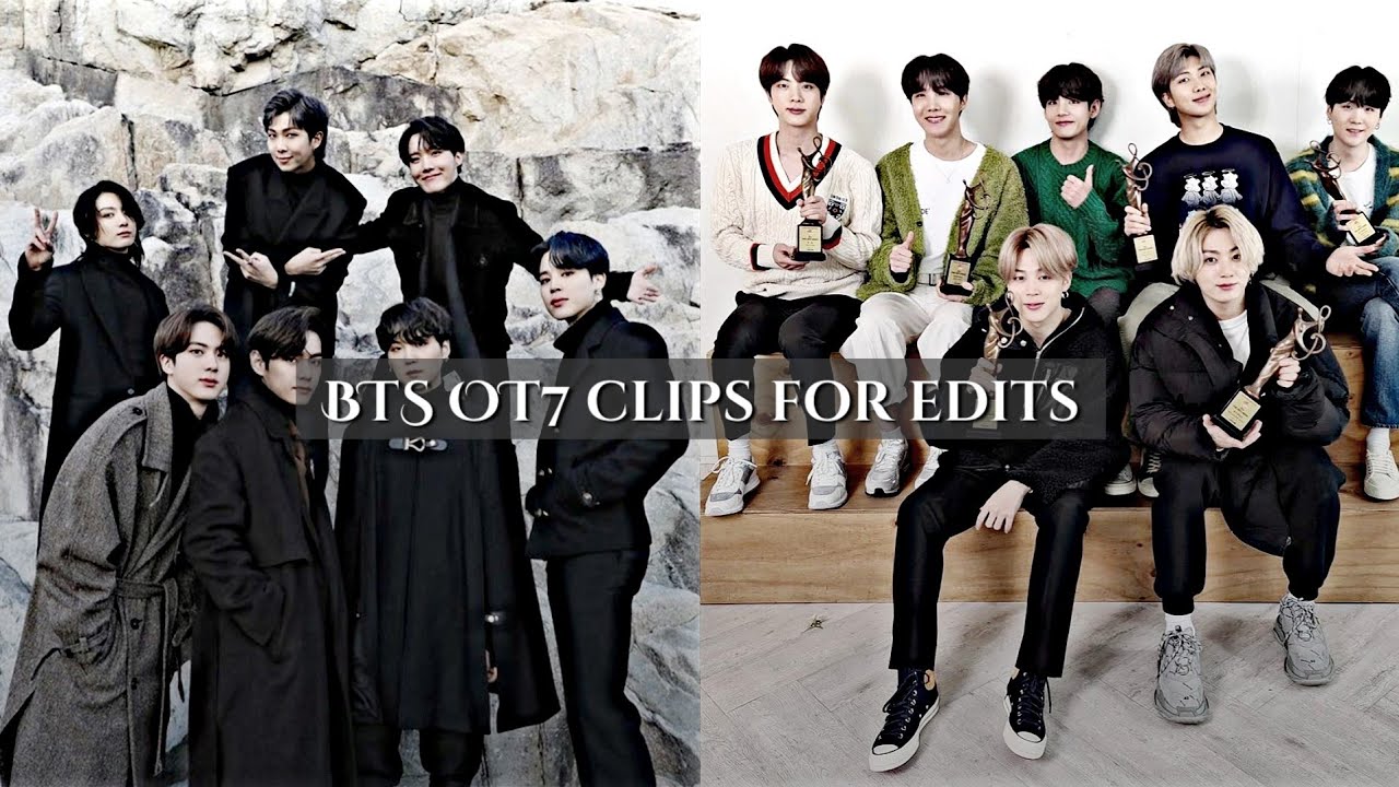 BTS OT7 clips for edits🙈