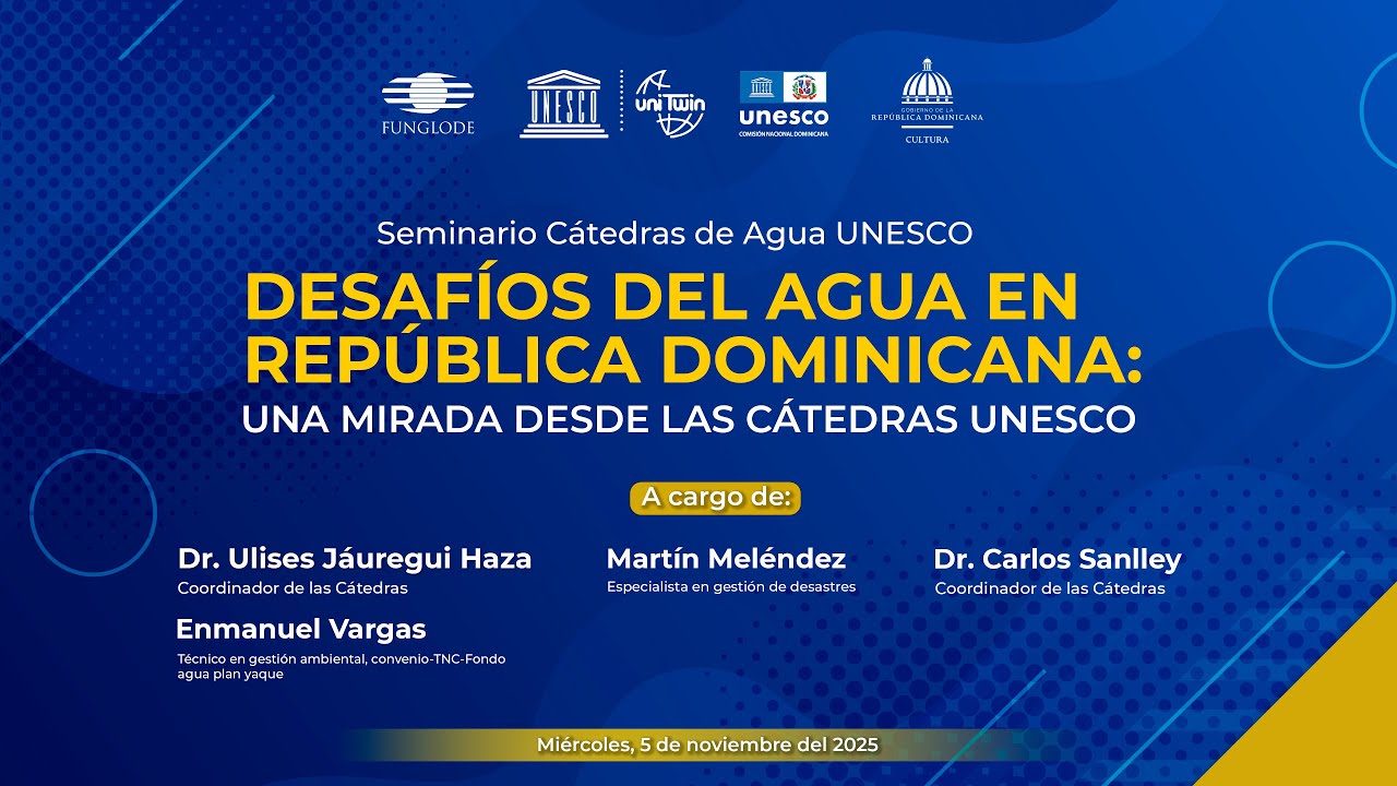 Seminario Desafíos del agua en República Dominicana - Cátedras UNESCO - Panel aguas residuales