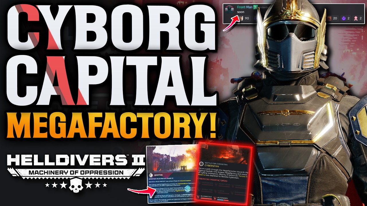 Helldivers 2 Cyborg Capital City! New Major Order!