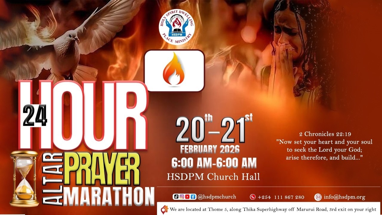 Session 3 || 24 Hour Prayer Marathon 2026 ||  20 February  2026