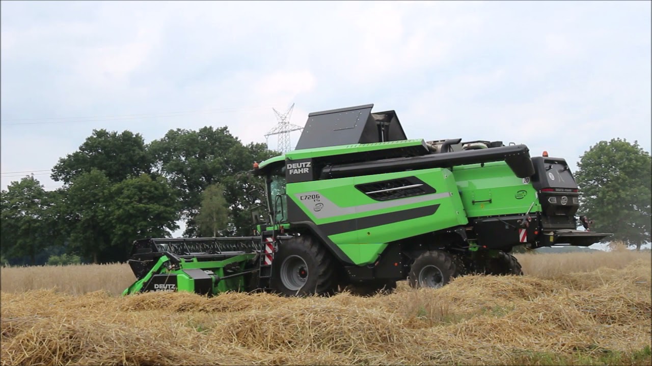 Roggen Dreschen 2021 | Deutz-Fahr | RWG Heinschenwalde