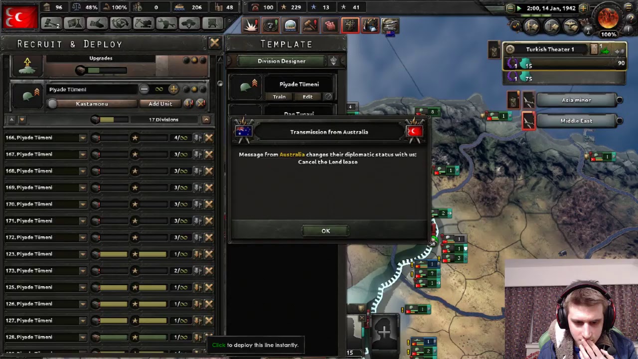 HOI4 MP - Learning HoI4 (3) - Turkey
