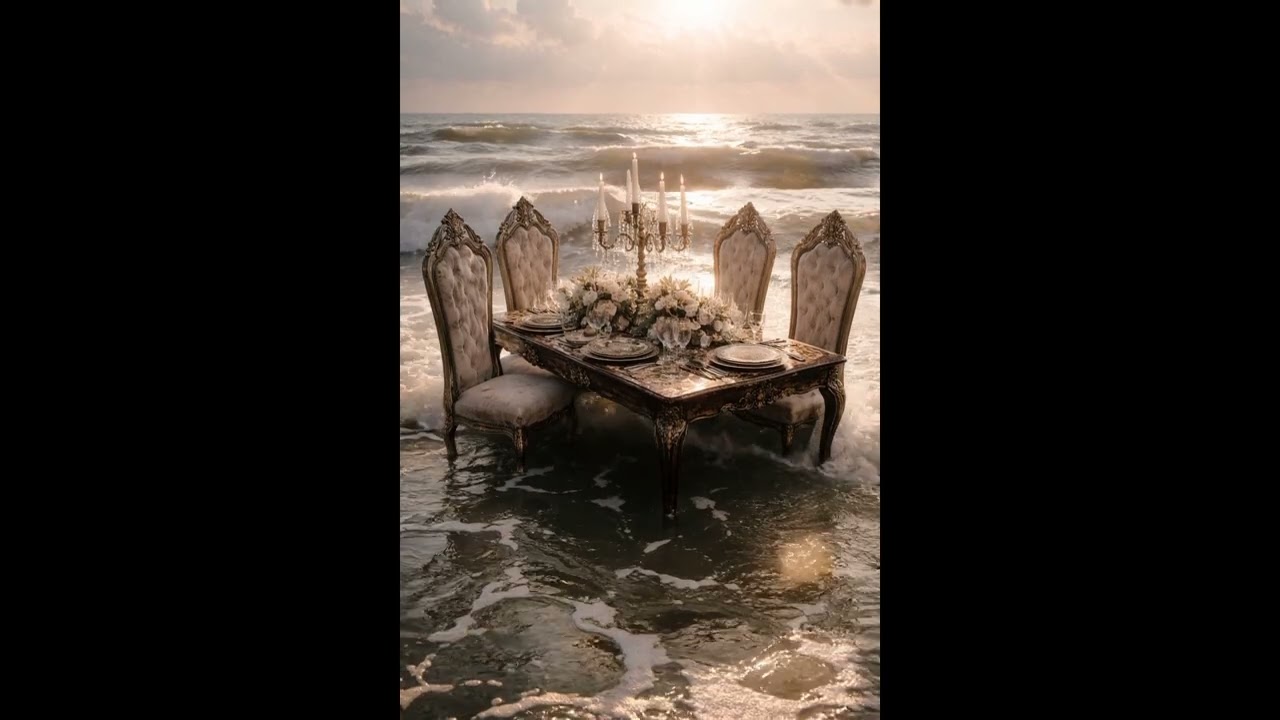 A Table Set For The Tide | 1 Hour Gothic Ocean Ambience For Sleep