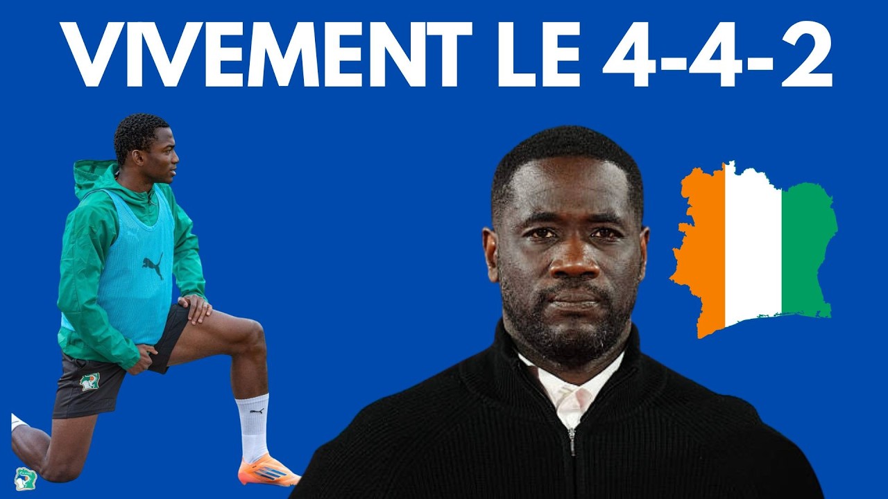 Football Emerse Faé prépare révolution tactique des Éléphants ivoiriens avec un 3-4-3 ou 4-4-2 ?