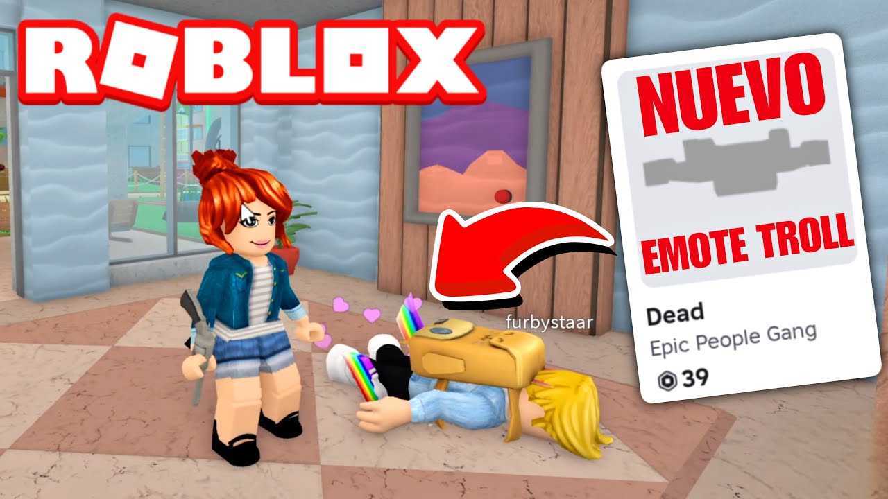 ¡FINGIMOS ESTAR ELIMINADOS CON EL NUEVO EMOTE TROLL EN MURDER MYSTERY! 😱