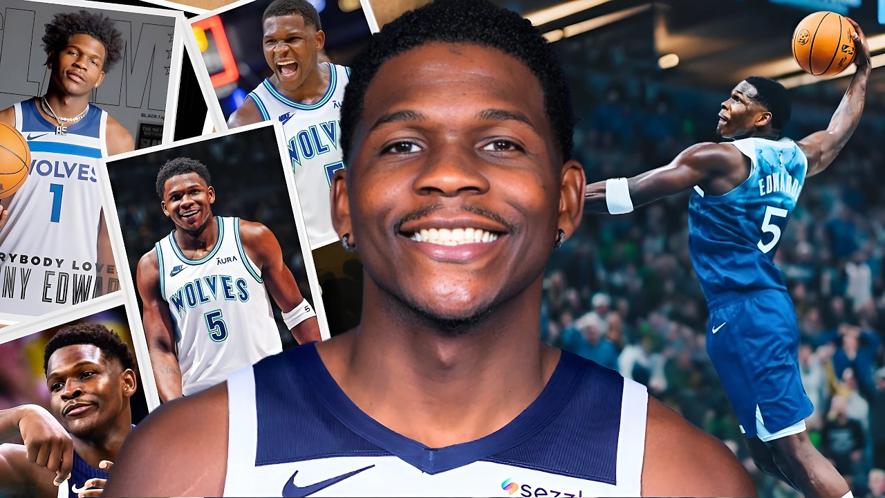 ANTHONY EDWARDS  O FENÔMENO QUE ESTÁ SE TORNANDO UM GIGANTE ENTRE OS GRANDES DA NBA