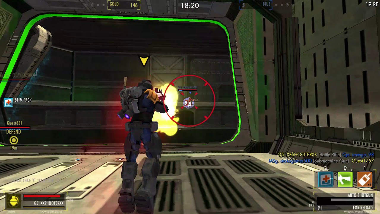 Freefall Tournament Shuttle Bay How To Use Commando ?