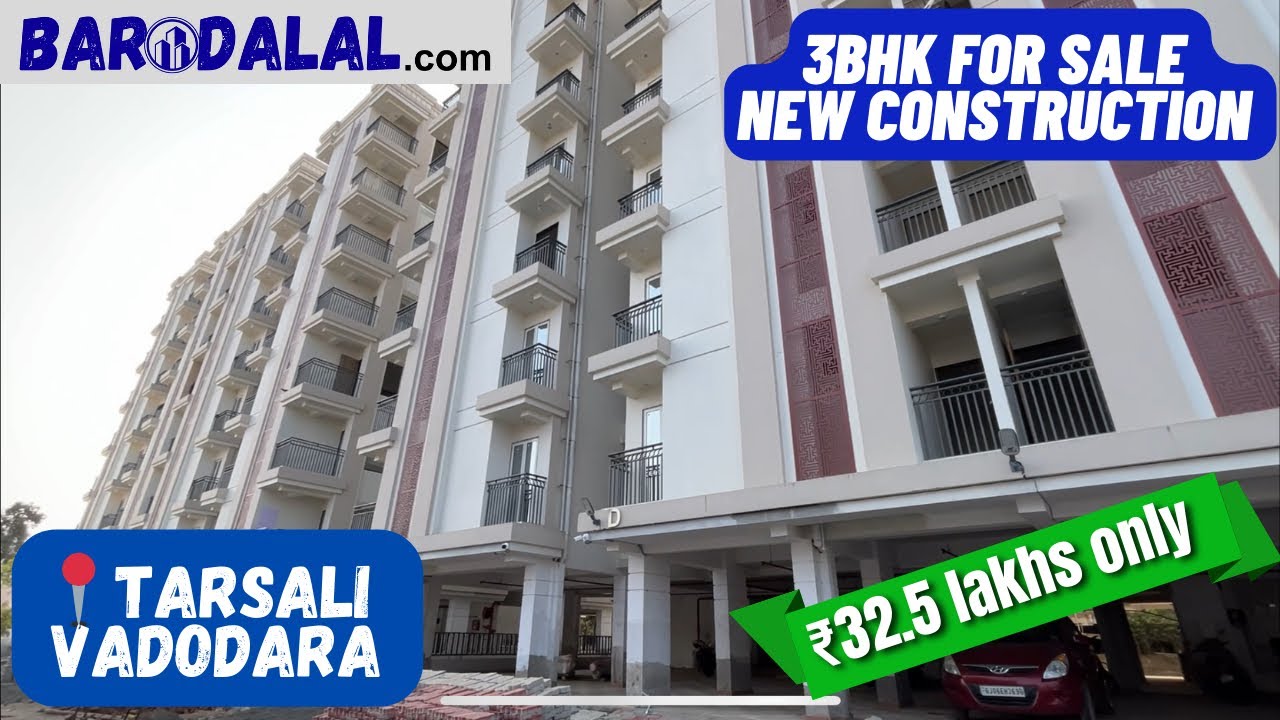 3bhk newly constructed flat for sale near bansal mall, danteshwar tarsali road, vadodara | Barodalal