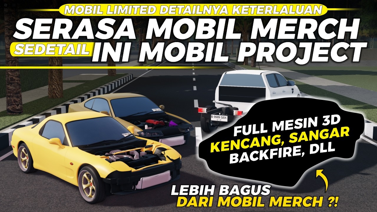 Mencoba Semua Mobil Limited PROJECT FULL MESIN 3D‼️Bagusan Yg Mana Menurut Klean? - Roblox CDID V2.4