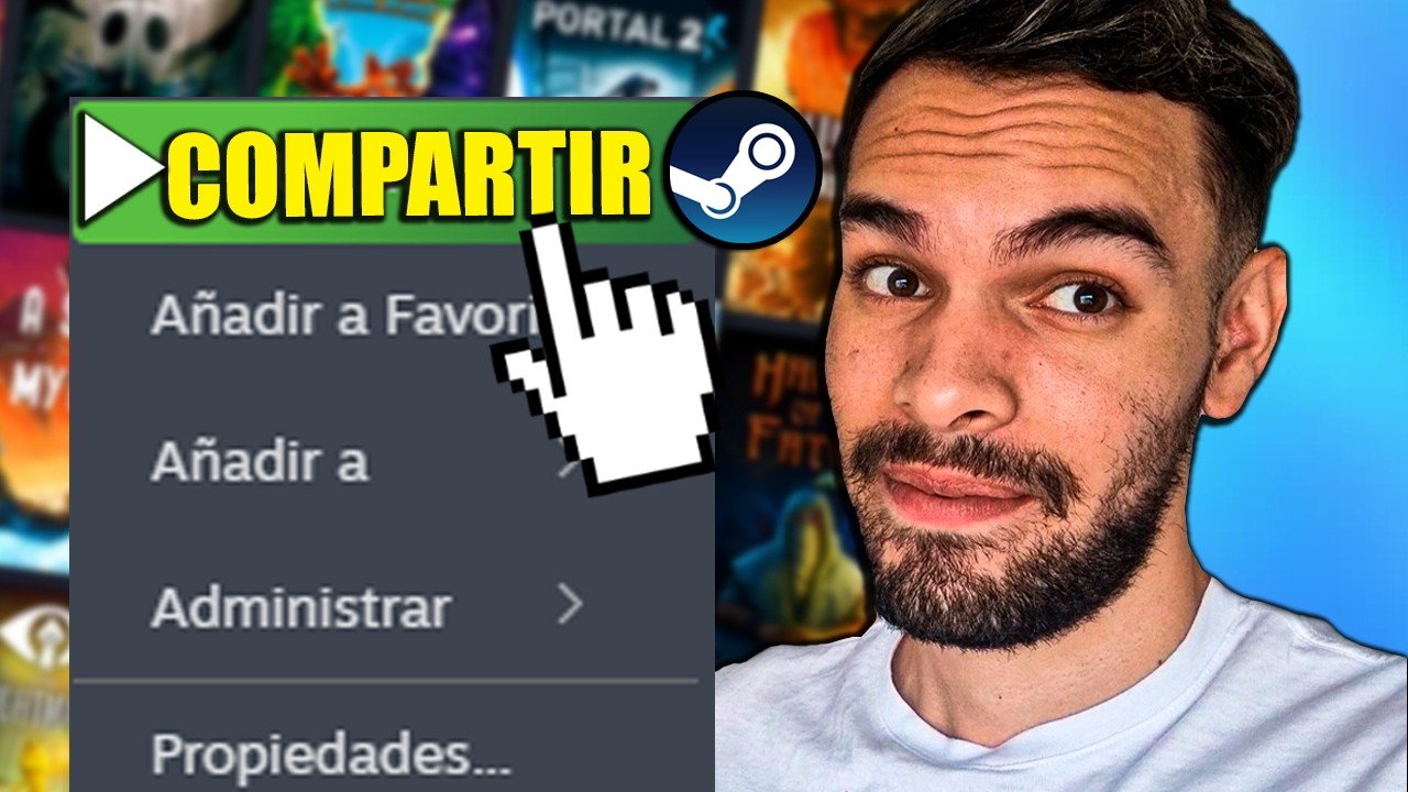 Cómo COMPARTIR JUEGOS de STEAM con Amigos (2026)